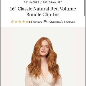 Red Luxy Hair Extensions